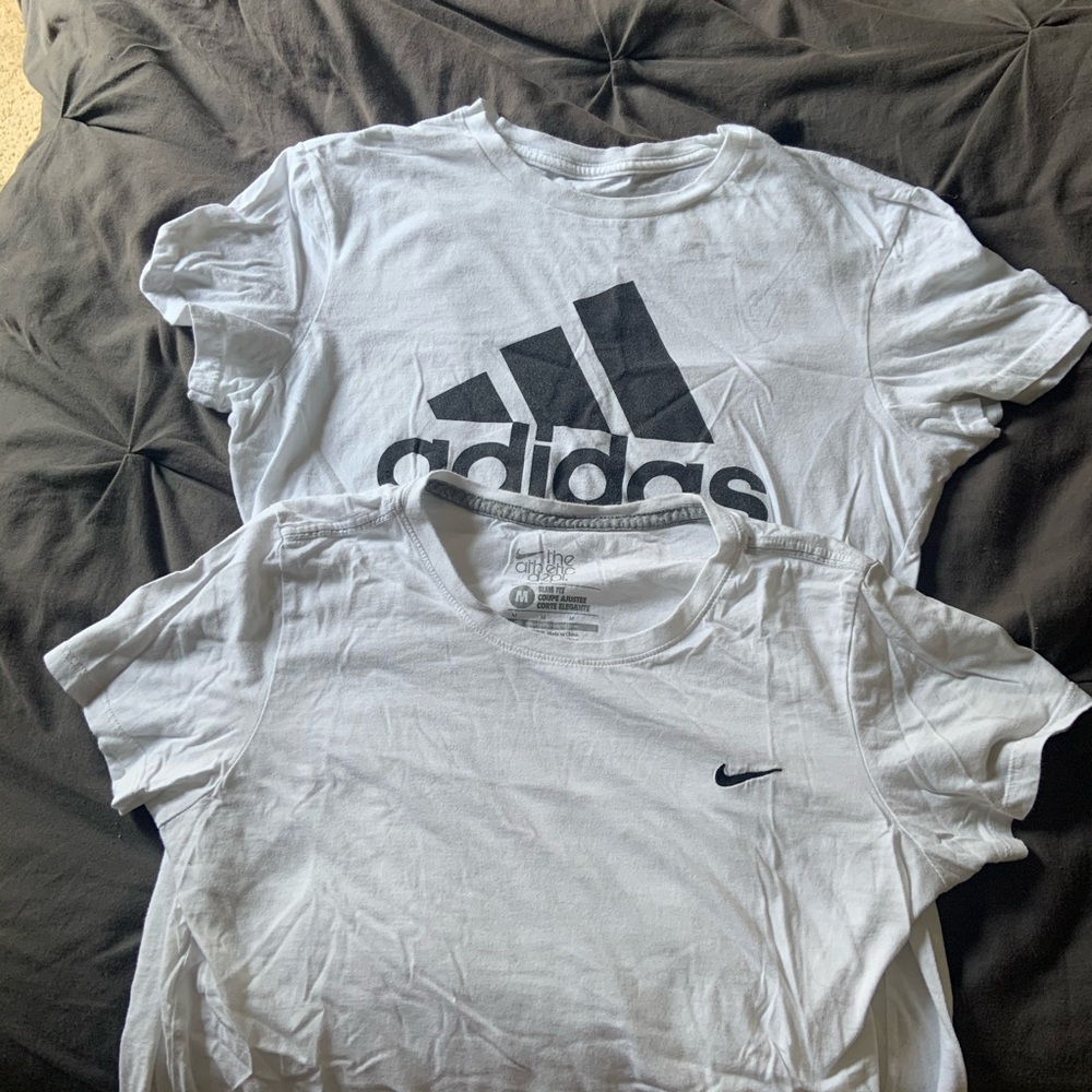 Adidas + Nike t shirts (2 pack)